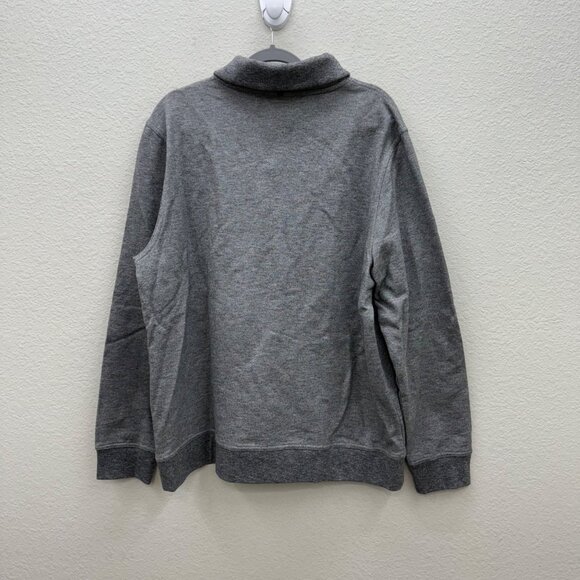 Billy Reid Mouline Shawl Medium Grey French Terry Pullover Sweatshirt Mens XXL - Picture 5 of 7